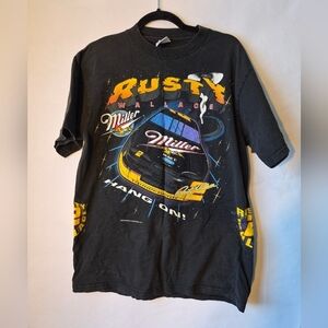 Rusty Wallace Vintage Graphic T-Shirt Large